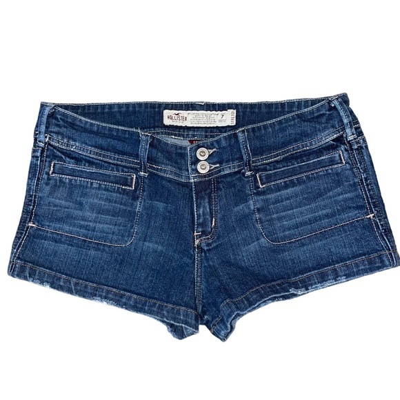 Hollister Low-Rise Stretch Denim Short - Picture 2 of 16